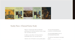 Desktop Screenshot of classicalguitarstudy.com
